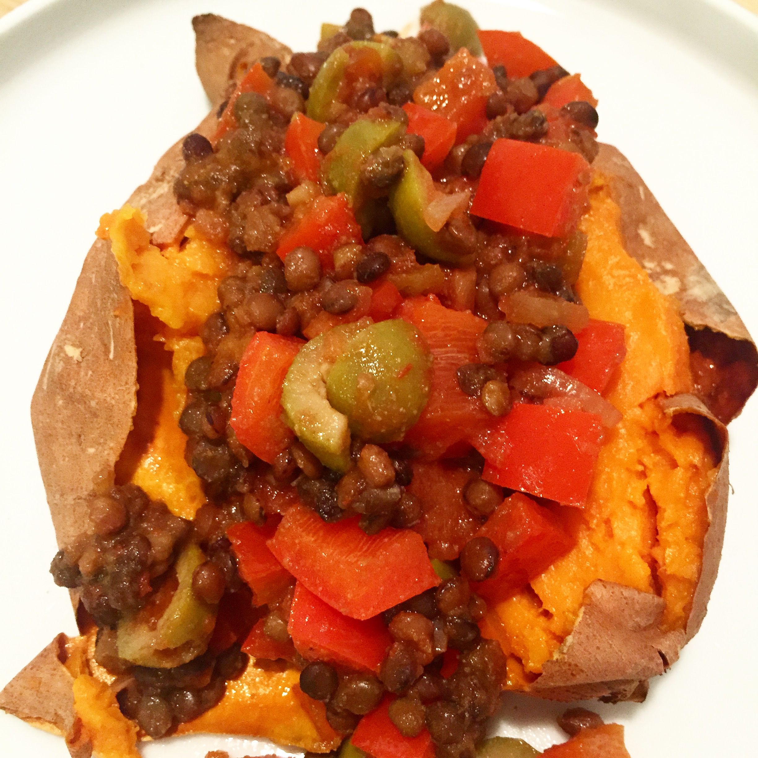 Stuffed Baked Sweet Potatoes